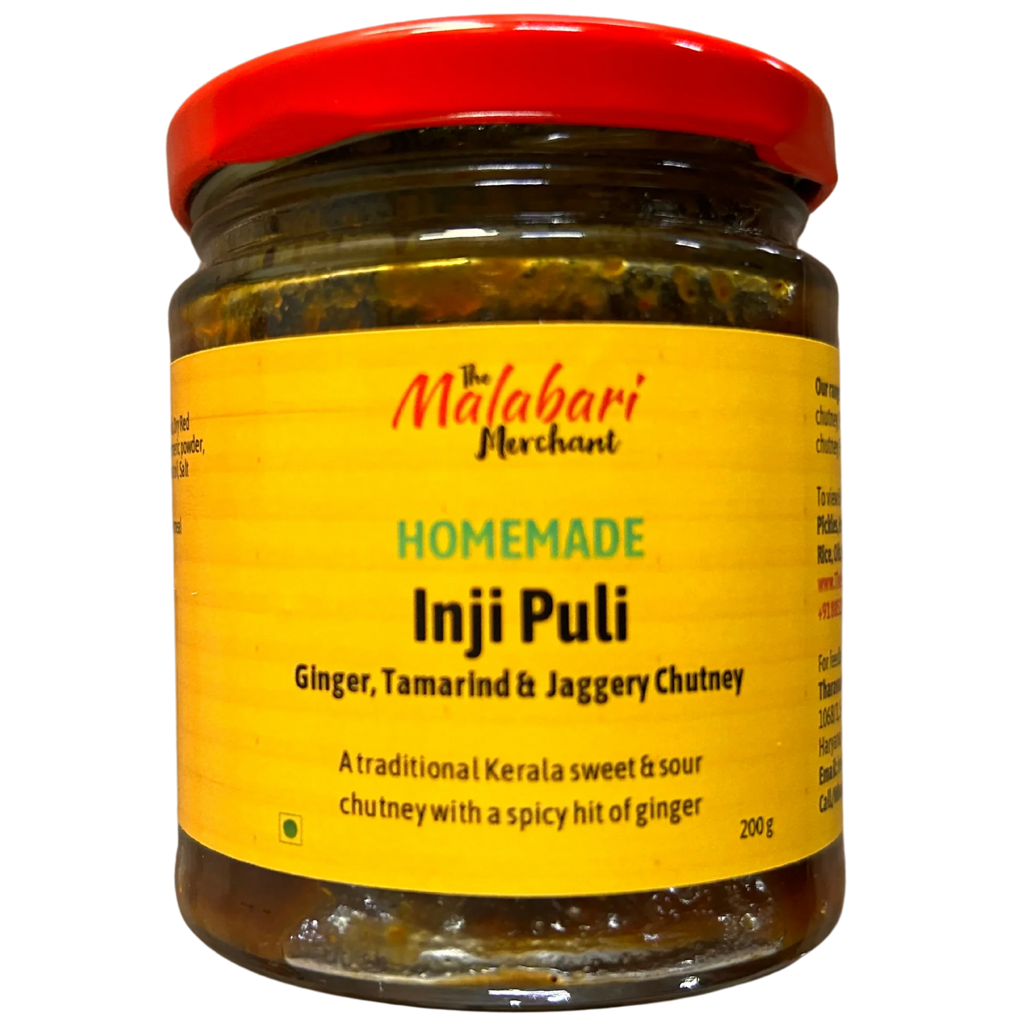 Inji Puli | Tangy Ginger & Tamarind Chutney | Homemade & Traditional Recipe | No Artificial Preservatives | 200 g