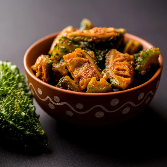 Karela Pickle | Bitter Gourd Pickle | Pavakka Pickle | Homemade in Small Batches | No Preservatives | 200 g