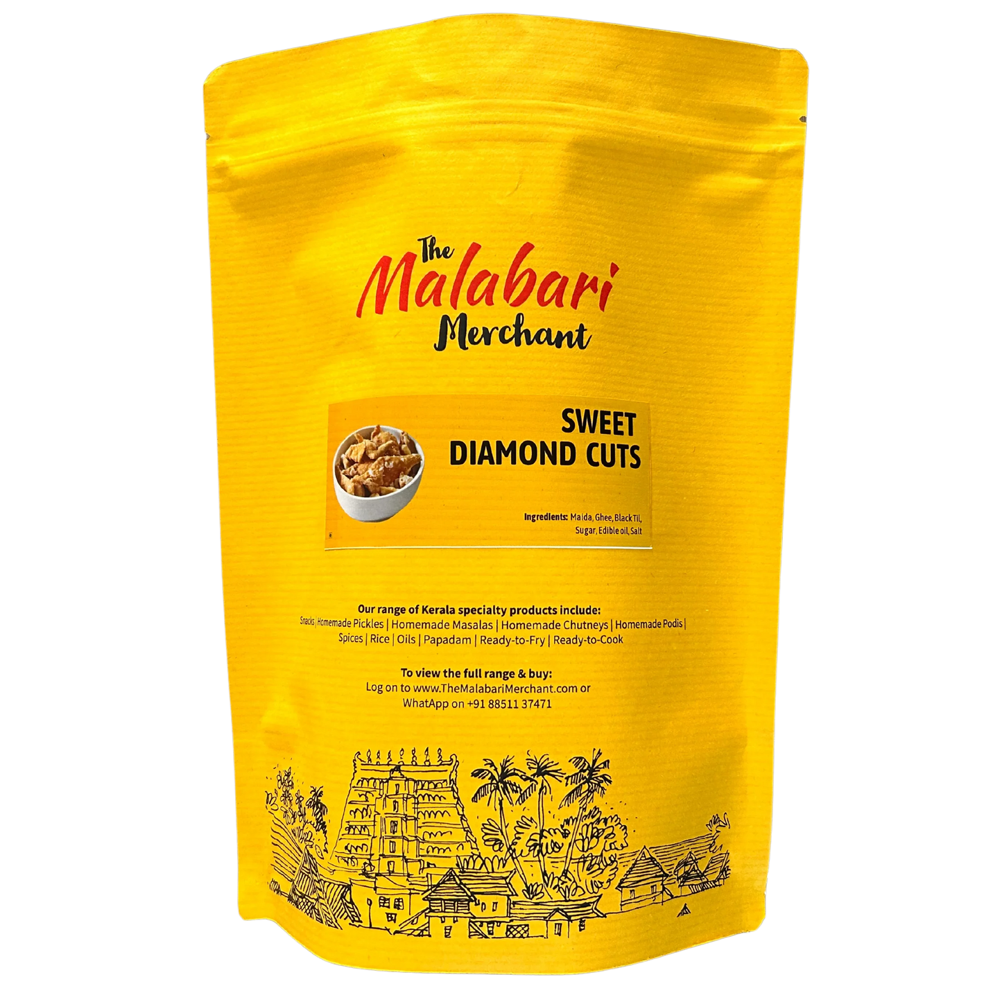 Sweet Diamond cuts | 150 g | Prepared in Coconut oil