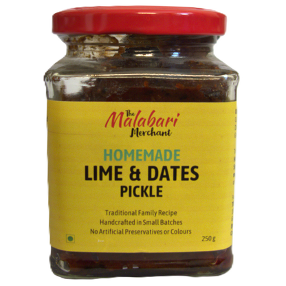 Lime & Dates pickle | Homemade in Small Batches | No Artificial Preservatives | 250 g